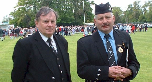 Trevor & Kenny relaxing in Malahide