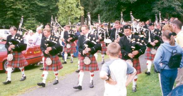 Tuning up in Bangor, Co. Down before going on to take second place in 2001