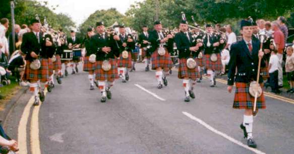 Taking a stroll down town in Bangor 2001